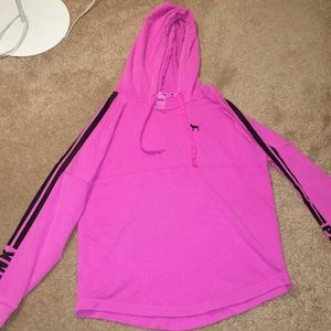 PINK bright pink hoodie